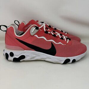 Nike React Element 55 SE Ember Glow Pink White Men’s Size 12
